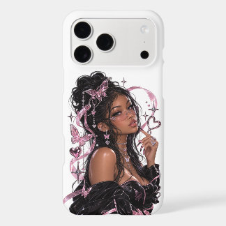 Elegant anime girl  iphone 18 pro max case