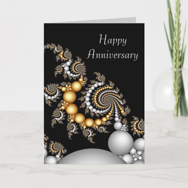 Elegant Anniversary Card (Front)