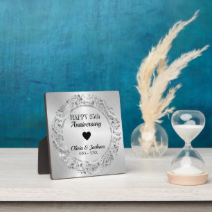 Elegant Anniversary Ornament Plaque