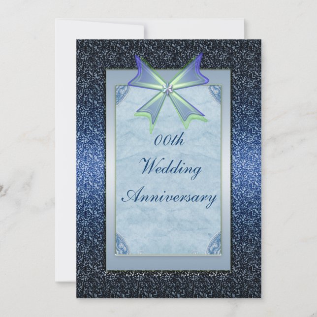 Elegant Anniversary Party Invitation (Front)