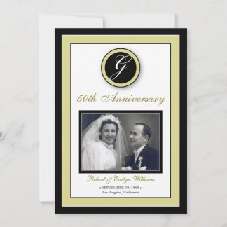Elegant Anniversary Party Invitation (champagne)