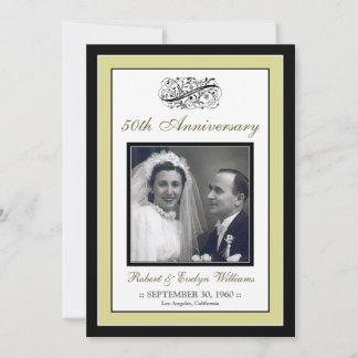 Elegant Anniversary Party Invitation (champagne)