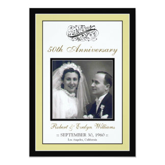 Elegant Anniversary Party Invitation (champagne)