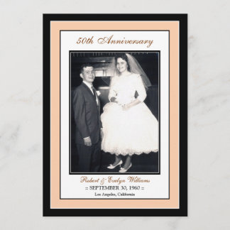 Elegant Anniversary Party Invitation (pink)