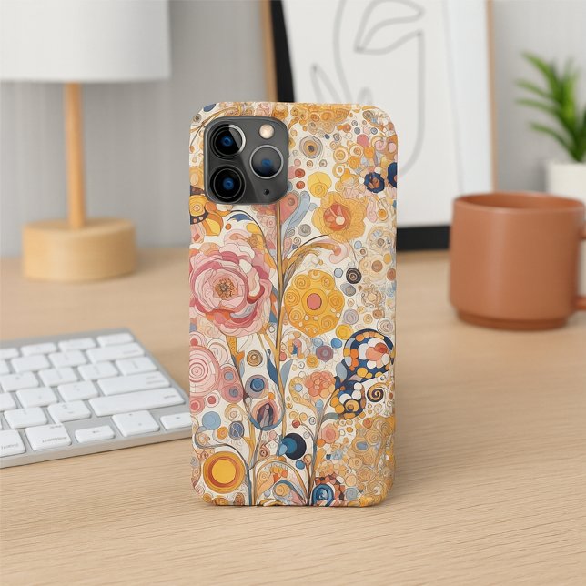 Elegant Antique Art Nouveau Style Floral Style Case-Mate iPhone Case (Creator Uploaded)