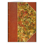Elegant Antique Book, Ornate Swirl Pattern (Front)