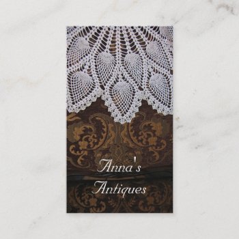 Elegant Antique Business Card by lotzostuff at Zazzle