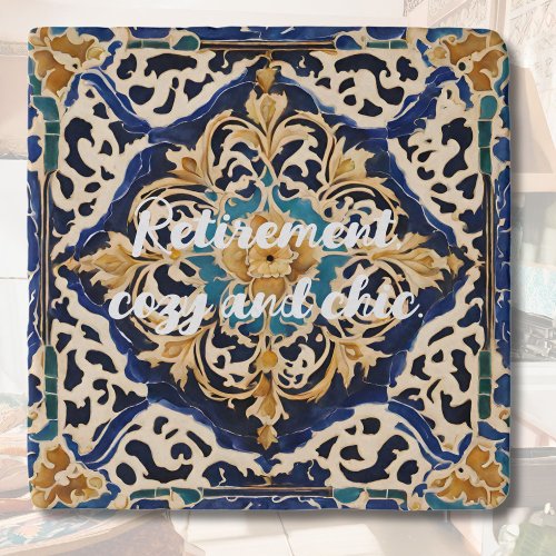 Elegant Antique Tile Retirement Gifts for Mom Her