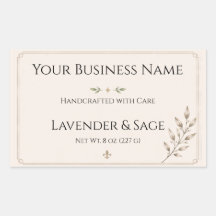 Elegant Apothecary Product Front Label