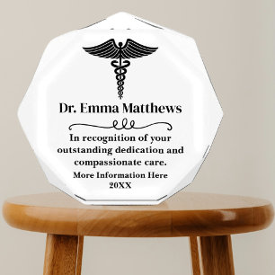 Elegant Appreciation Doctor Acrylic Award