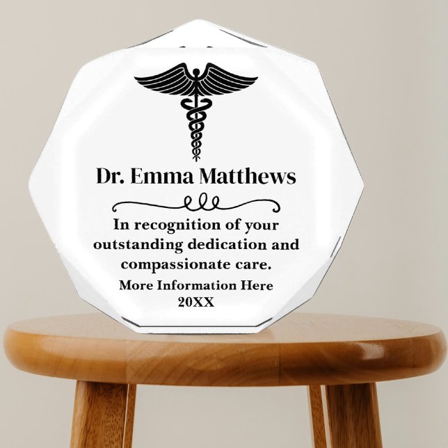 Elegant Appreciation Doctor Acrylic Award (Creator Uploaded)