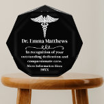 Elegant Appreciation Doctor Black Acrylic Award<br><div class="desc">Looking for a meaningful gift to show your appreciation to a special doctor? Our Elegant Appreciation Doctor Black Acrylic Award is the perfect choice! Made with high-quality materials,  this award can be personalized with the recipient's name for a personal touch.</div>