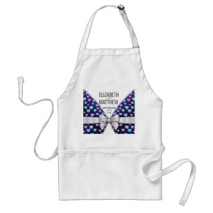 Elegant Apron Bow and Heart Speckles