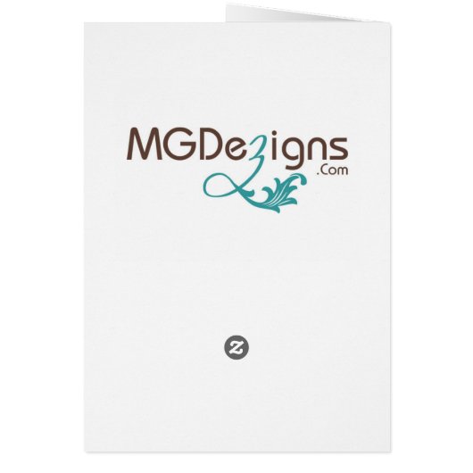 elegant aqua flourish Business Thank You Cards (Back)