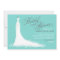 Elegant Aqua Wedding Gown Bridal Shower