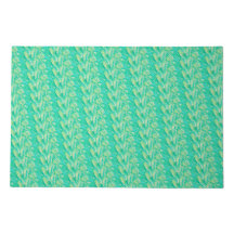 Elegant Aquamarine Watercolor Floral Petal