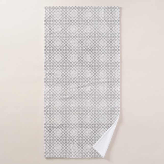 Elegant Arabesque Ornament Bath Towel (Bath Towel)