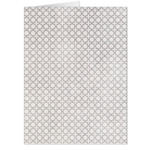 Elegant Arabesque Ornament Card