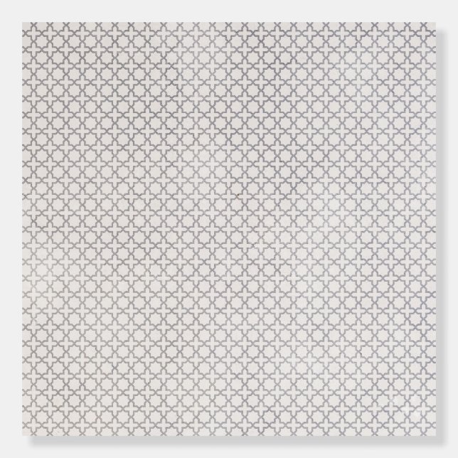 Elegant Arabesque Ornament Foam Board (Front)