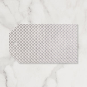 Elegant Arabesque Ornament Foil Gift Tags