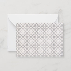 Elegant Arabesque Ornament Note Card