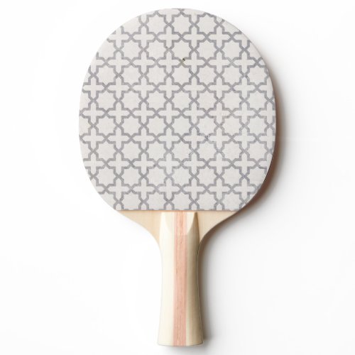 Elegant Arabesque Ornament Ping Pong Paddle