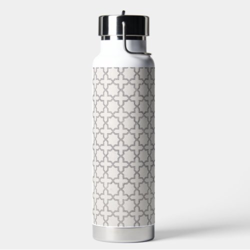 Elegant Arabesque Ornament Water Bottle