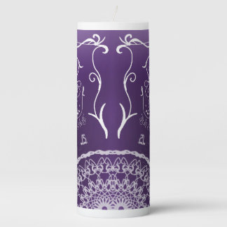 Elegant Arabian calligraphy Pillar Candle