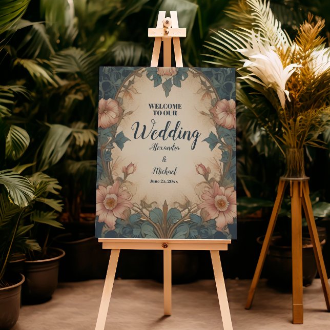 Elegant Arch Art Nouveau Wedding Foam Board (Creator Uploaded)