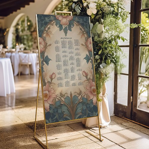 Elegant Arch Art Nouveau Wedding Foam Board