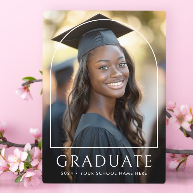 Elegant arch classic graduation photo graduate plaque (Elegant arch classic graduation photo graduate plaque)