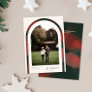 Elegant Arch Modern Holiday Christmas photo card