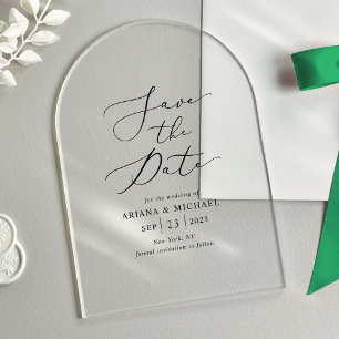 Elegant Arch Save the Date 
