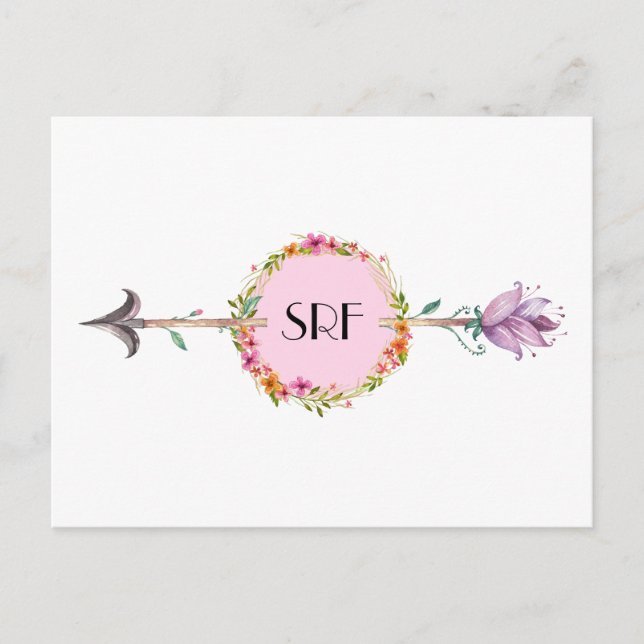 Elegant Arrow Postcard 3 (Front)