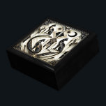 elegant Art Deco cats  Gift Box<br><div class="desc">elegant Art Deco cats gift box</div>