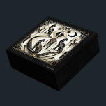 elegant Art Deco cats  Gift Box<br><div class="desc">elegant Art Deco cats gift box</div>