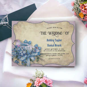 Elegant Art Deco Eucalyptus Classic Rustic Wedding Invitation