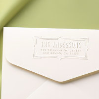 Elegant Art Deco Frame | Custom Return Address