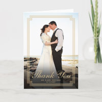 Elegant Art Deco Frame Vertical Photo