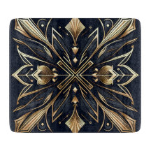 Elegant Art Deco Gold Mandala