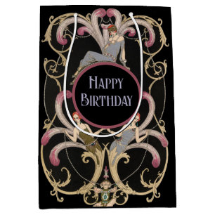 Elegant art deco ladies medium gift bag