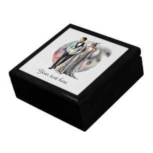 Elegant Art Deco lady customizable  Gift Box