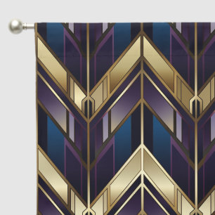 Elegant art deco pattern  blackout curtains