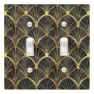 Elegant Art Deco pattern  Light Switch Cover