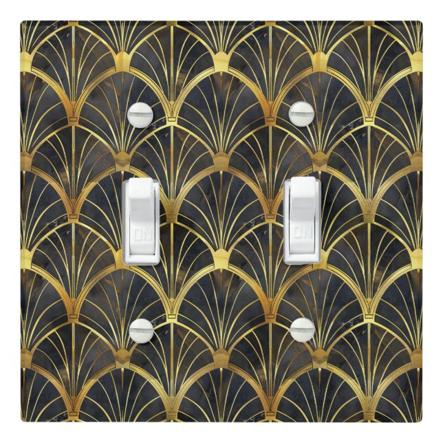 Elegant Art Deco pattern  Light Switch Cover (In Situ)