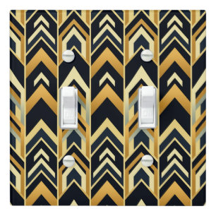 Elegant Art Deco pattern  Light Switch Cover