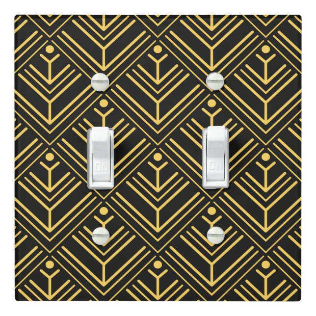 Elegant Art Deco pattern  Light Switch Cover (In Situ)