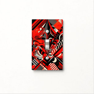 Elegant Art Deco Pattern Light Switch Cover