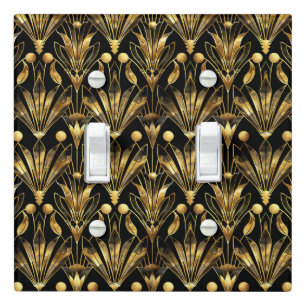 Elegant Art Deco pattern  Light Switch Cover
