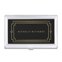 Elegant Art Deco Professional Black/Gold